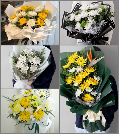 广东潮州市潮安区文祠镇石柱坑村白事花束代送